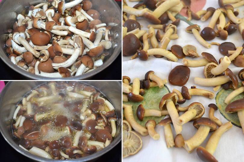 » Funghi sott'olio - Ricetta Funghi sott'olio di Misya