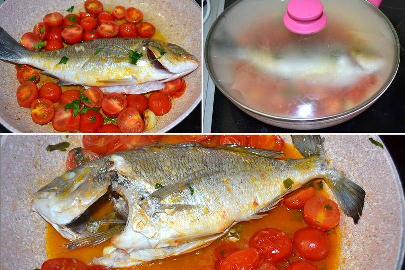 » Orata all'acqua pazza - Ricetta Orata all'acqua pazza di ...