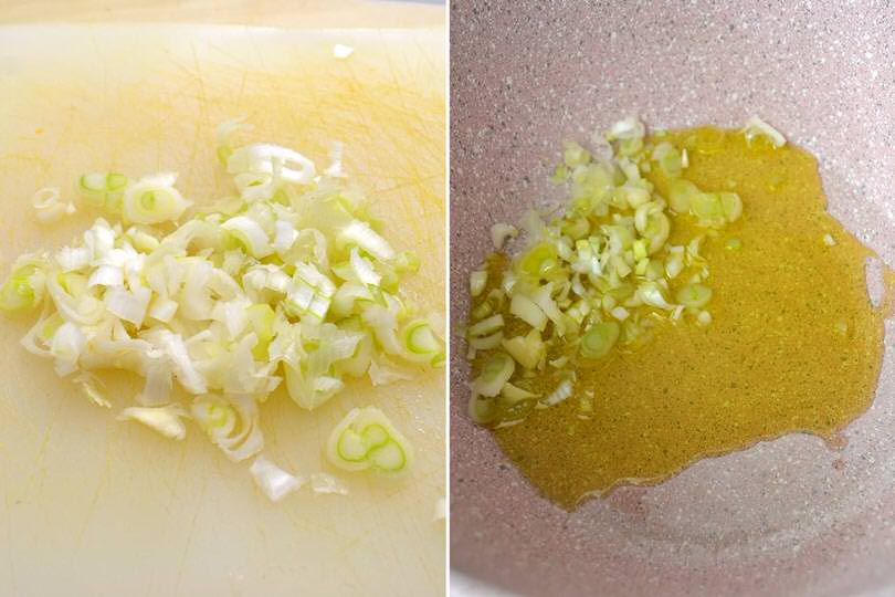 1 soffriggere cipollotto