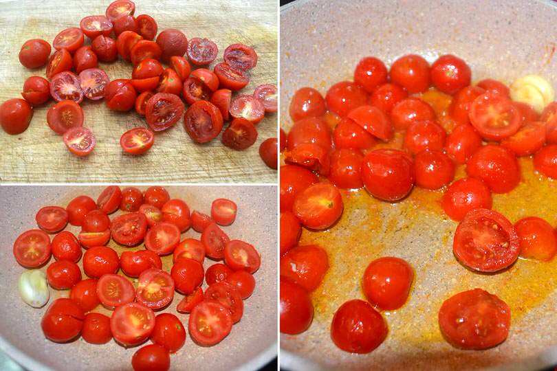 2 cuocere pomodorini