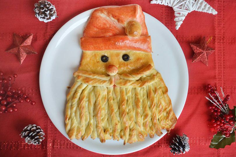 Stella Di Natale Di Pane.Babbo Natale Di Pane Ricetta Babbo Natale Di Pane Di Misya