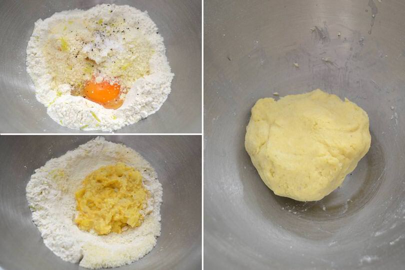 1 impastare ingredienti