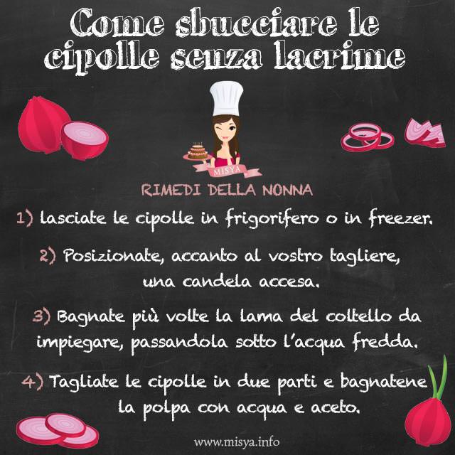 cipolle senza lacrime