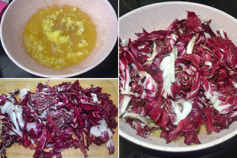 1 cuocere radicchio