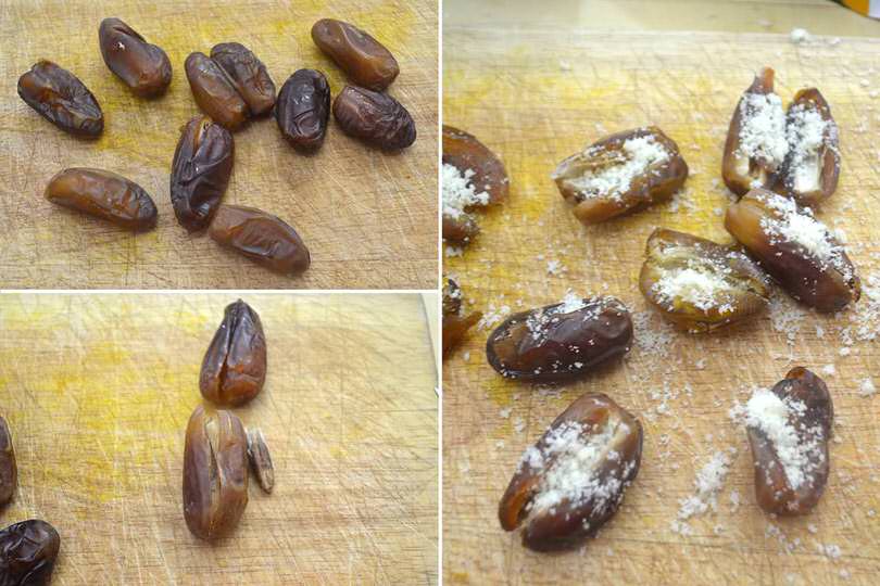 1 datteri e parmigiano