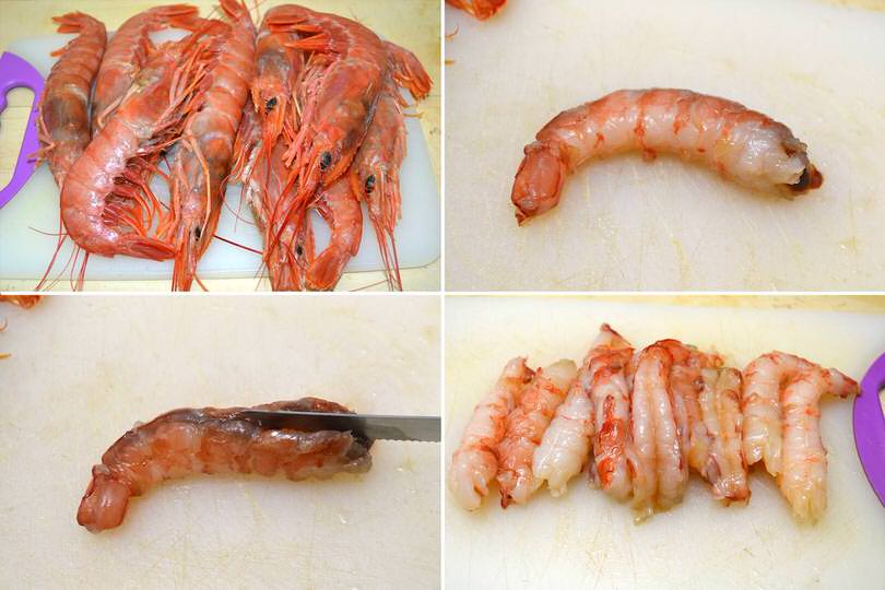 1 pulire gamberi