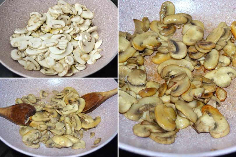 2 cuocere funghi