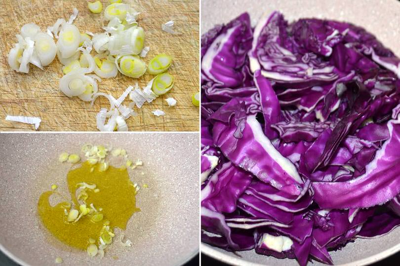 2 soffriggere cavolo rosso