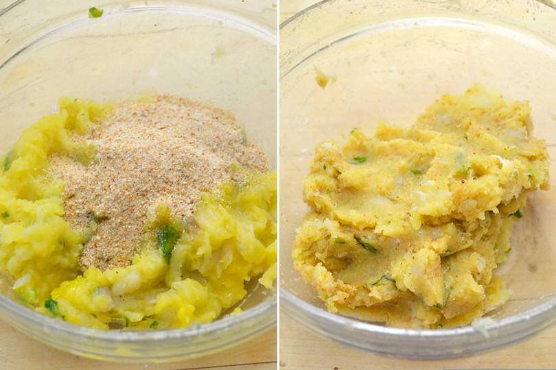 3 aggiungere pan grattato