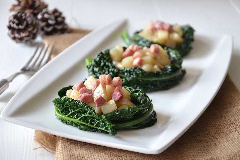 Nidi cavolo nero e topinambur