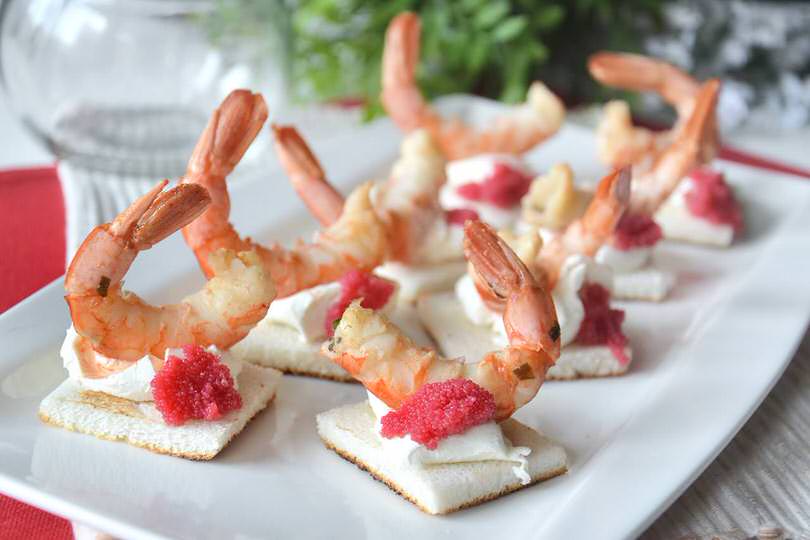 Antipasti Di Natale No Pesce.Tartine Ai Gamberi Ricetta Tartine Ai Gamberi Di Misya