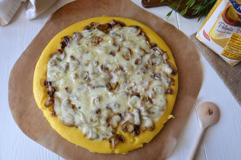 torta salata con polenta