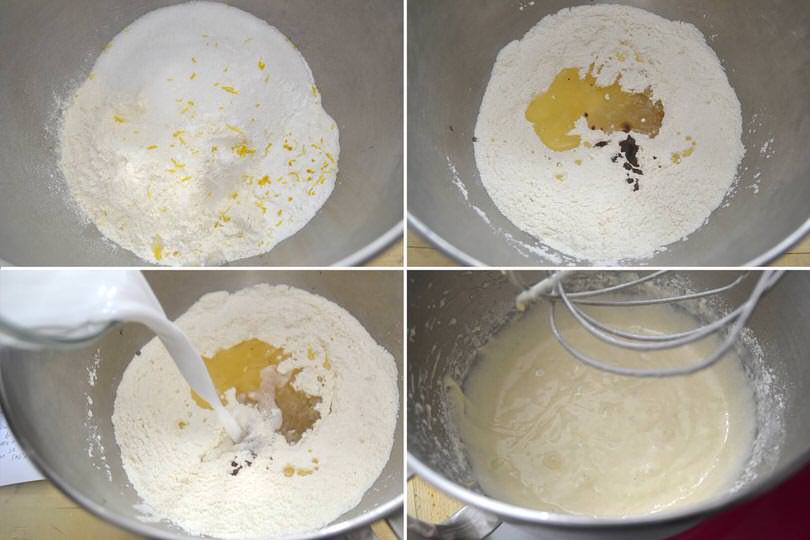 1 impastare ingredienti