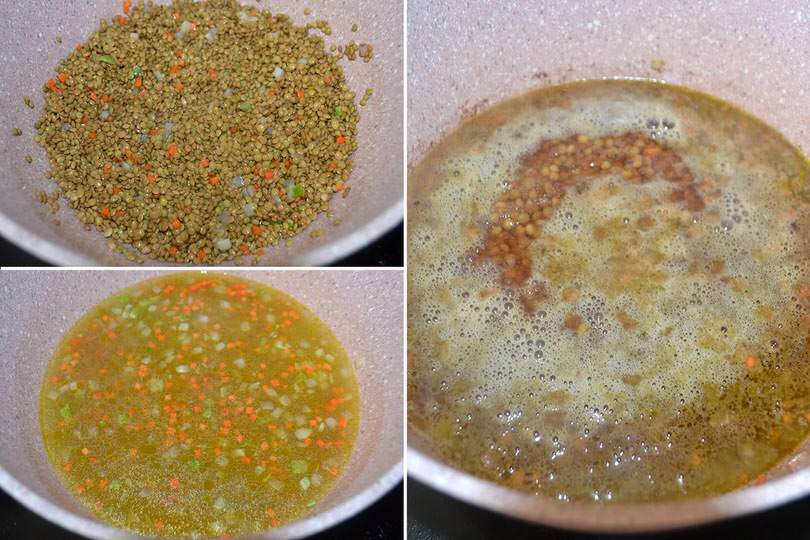 3 cuocere lenticchie