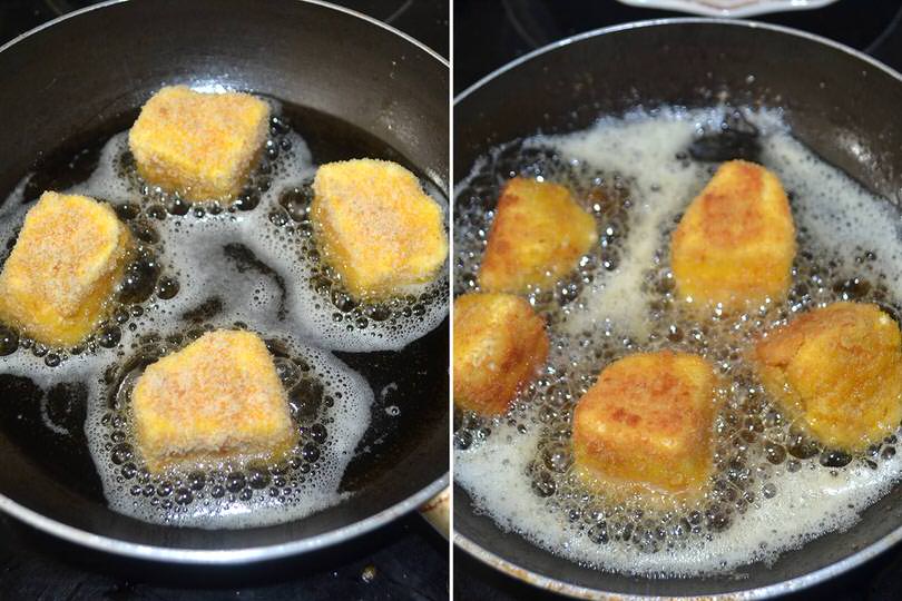 3 friggere la ricotta