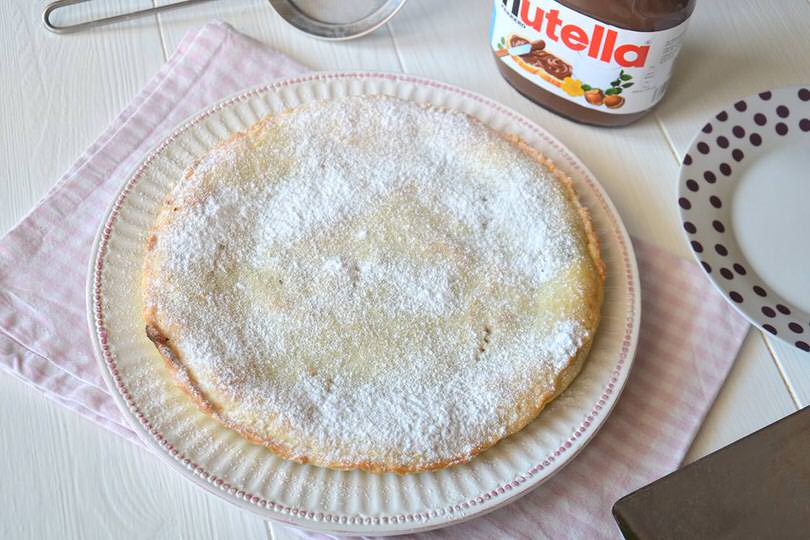 torta ricotta e nutella