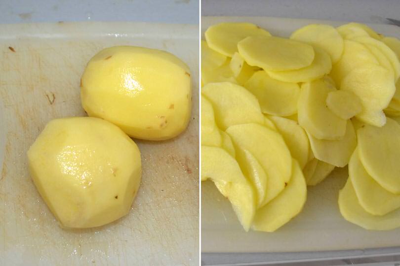 1 tagliare patate