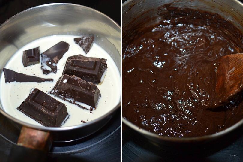 4 sciogliere cioccolato