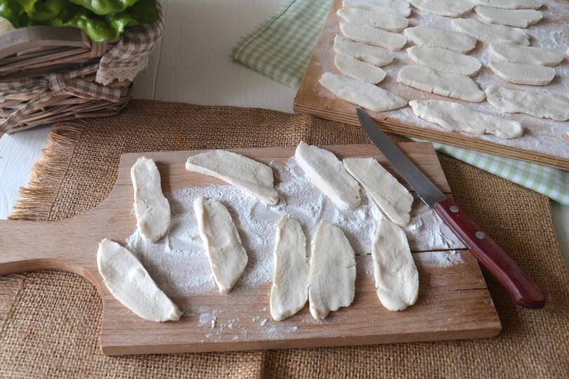 gnocchi di riso crudi