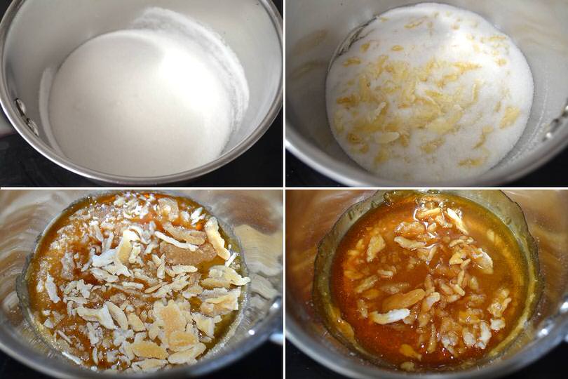 1 caramellare zucchero