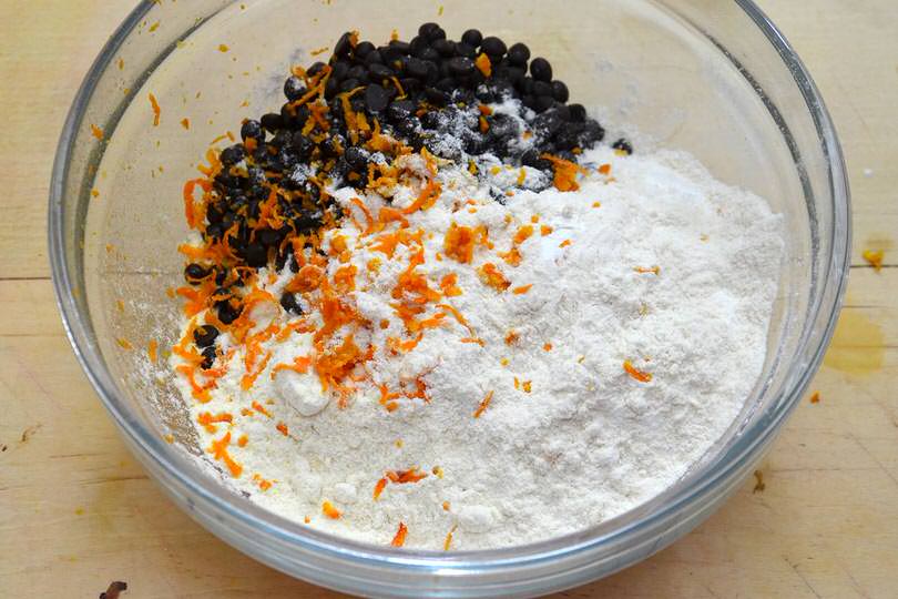 2 farina e gocce cioccolata