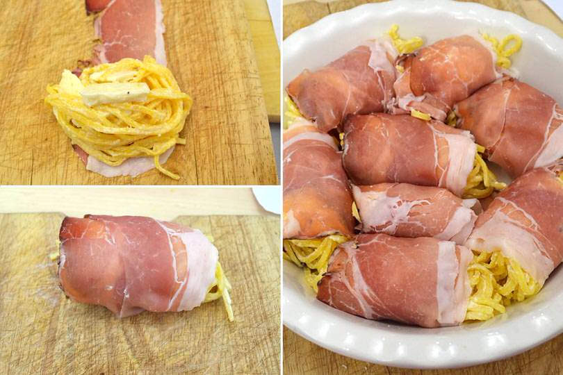 2 infornare tagliolini