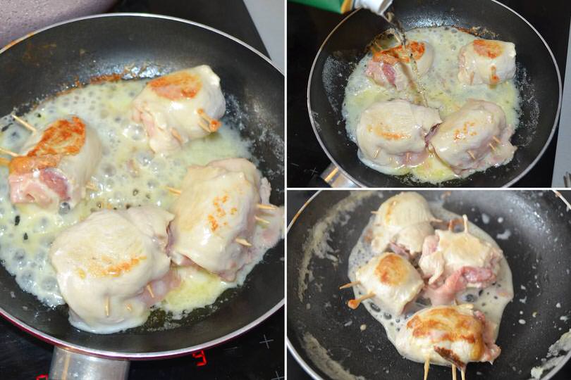 Involtini Di Pollo Prosciutto E Formaggio Ricetta Involtini Di Pollo Prosciutto E Formaggio Di Misya