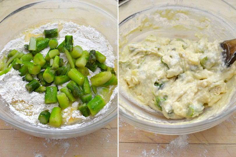 4 aggiungere asparagi