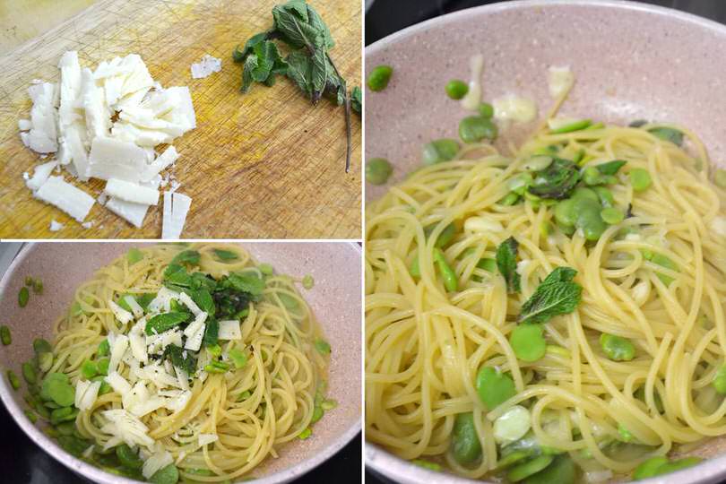 4 aggiungere pecorino