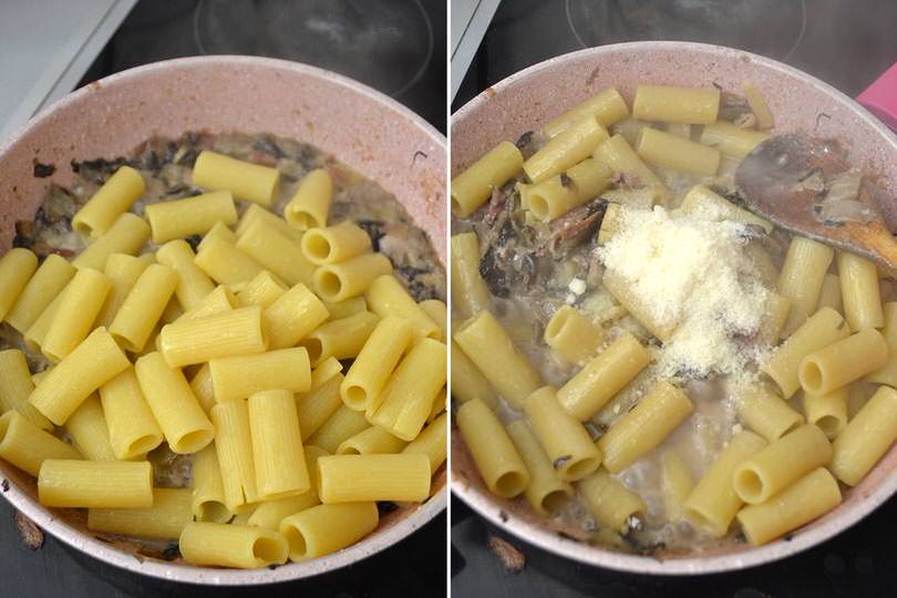 4 mantecare con parmigiano