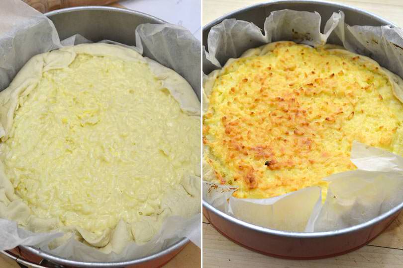 5 cuocere torta riso