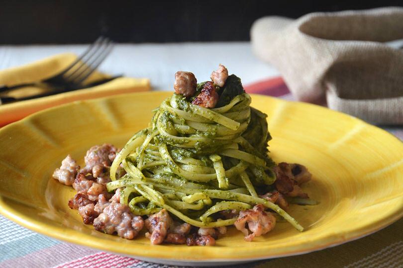 Pasta con salsiccia