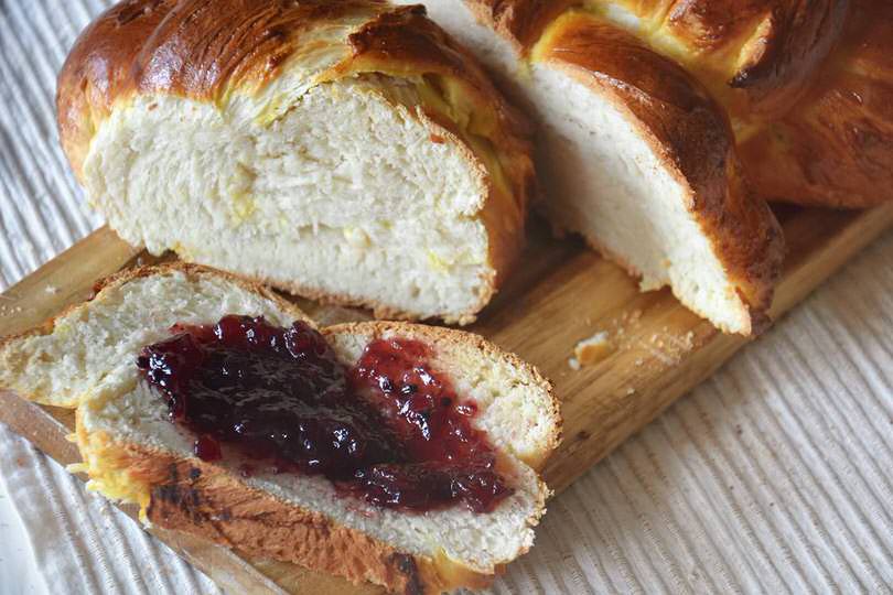 Treccia al burro-svizzera