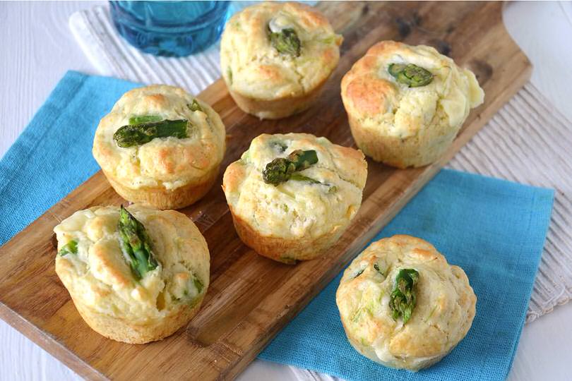 muffin agli asparagi
