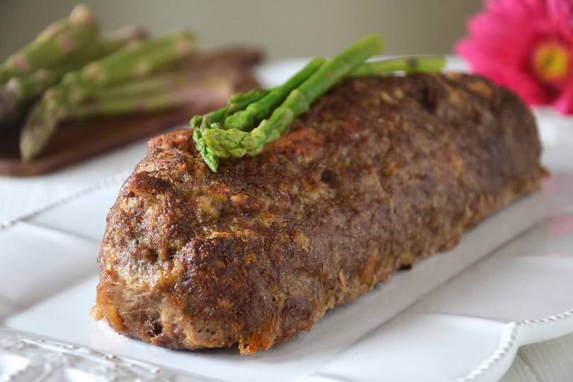 polpettone con gli asparagi