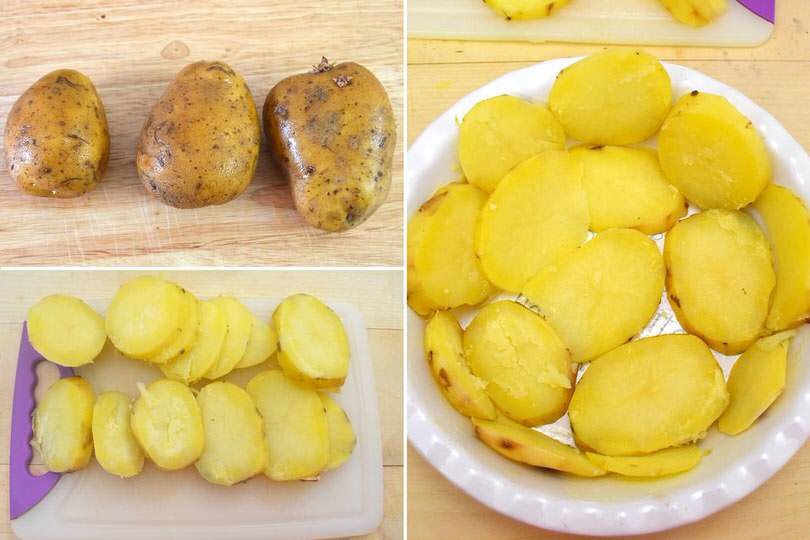 1 cuocere patate