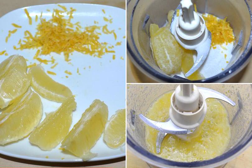 1 frullare limone e buccia
