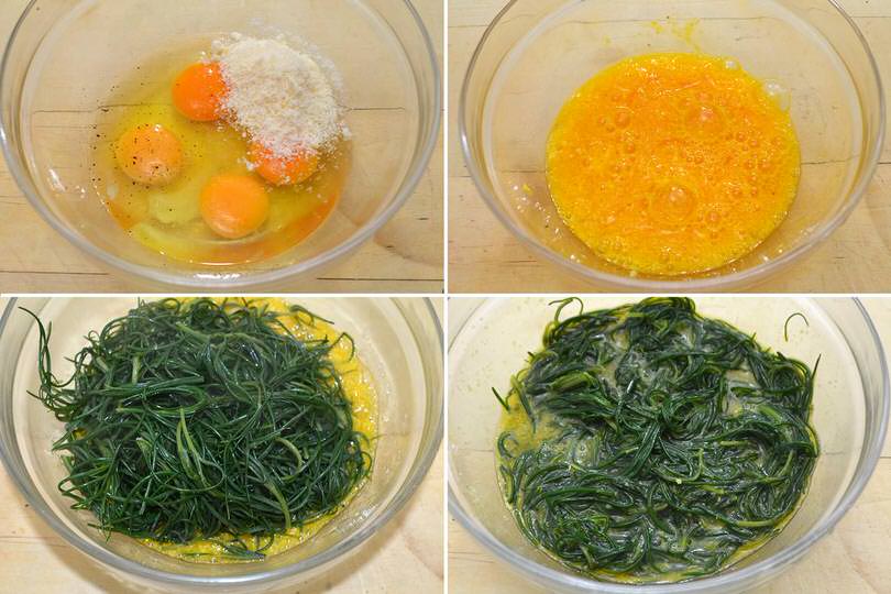 2 uova e agretti