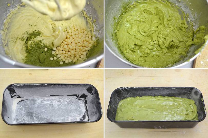 3 versare nello stampo da plumcake