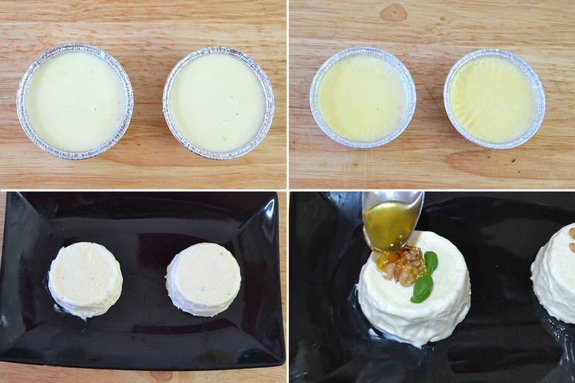 mettere panna cotta in frigo