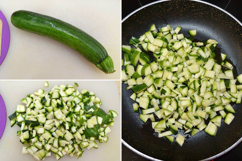 1 cuocere zucchine