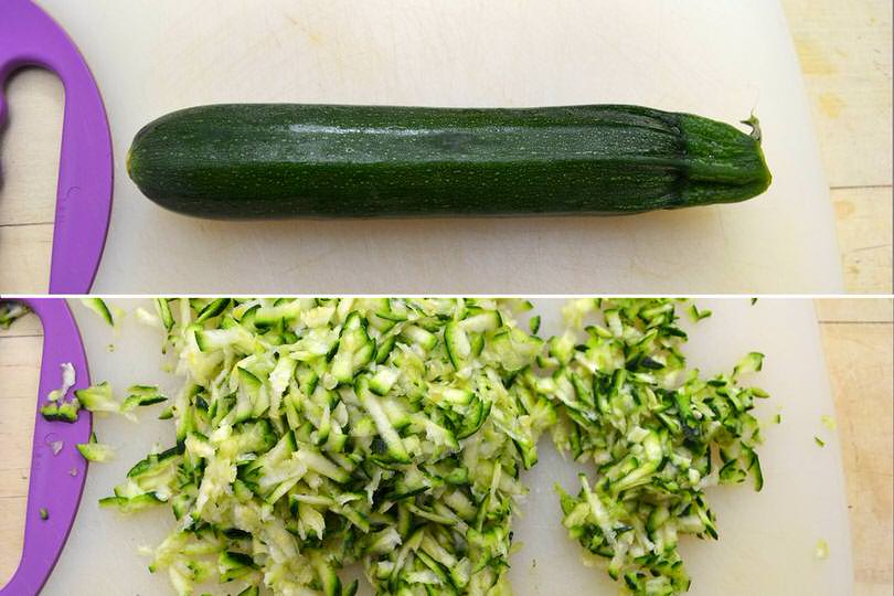 1 grattugiare zucchine