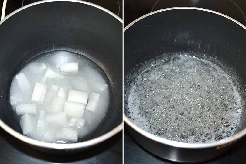 1 sciroppo di zucchero