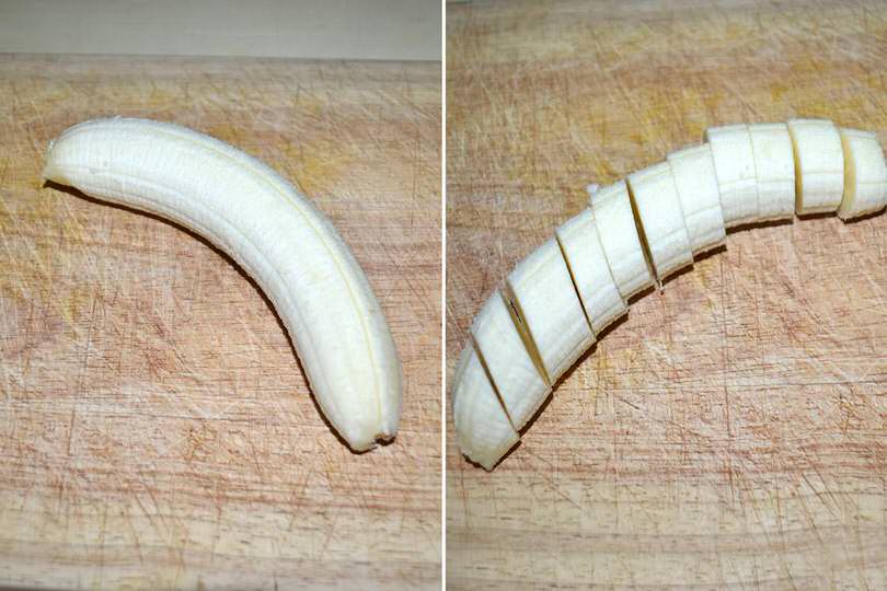 1 tagliare banana