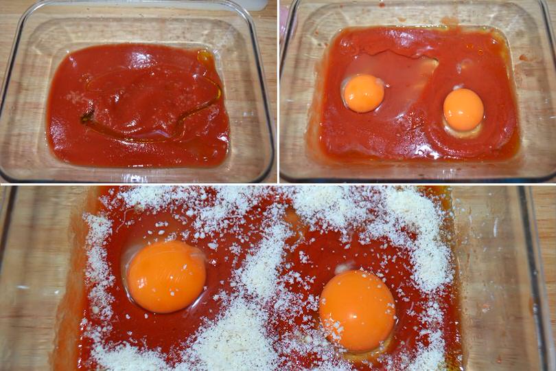 1 uova e pomodoro