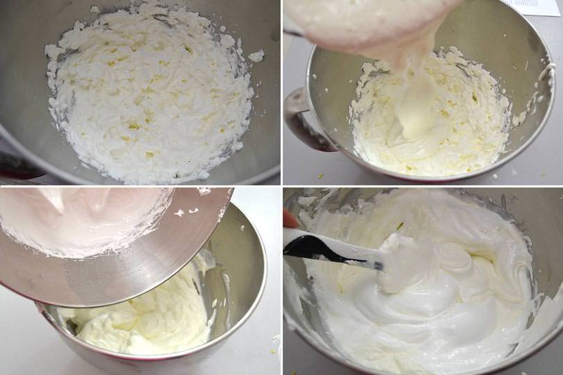 2 amalgamare con panna montata