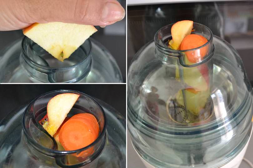 2 carote mela centrifuga