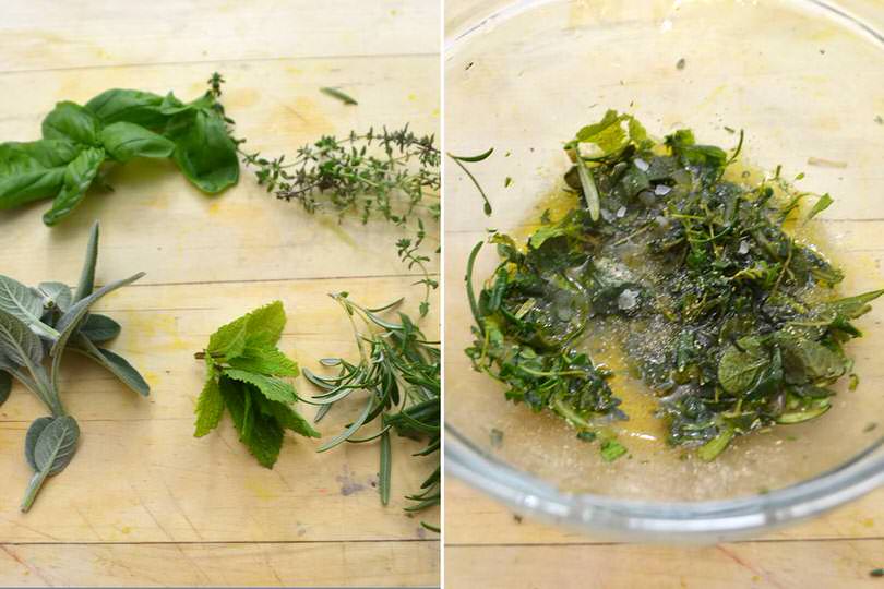 2 erbe e olio