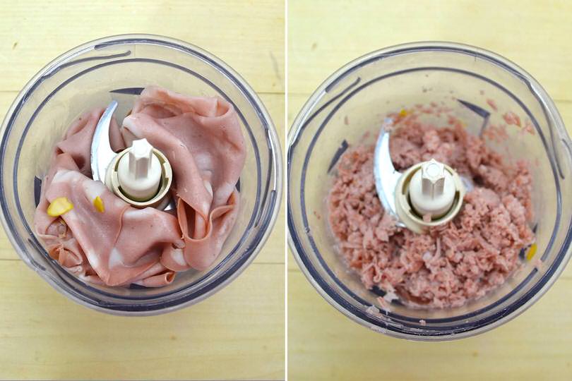 2 frullare mortadella