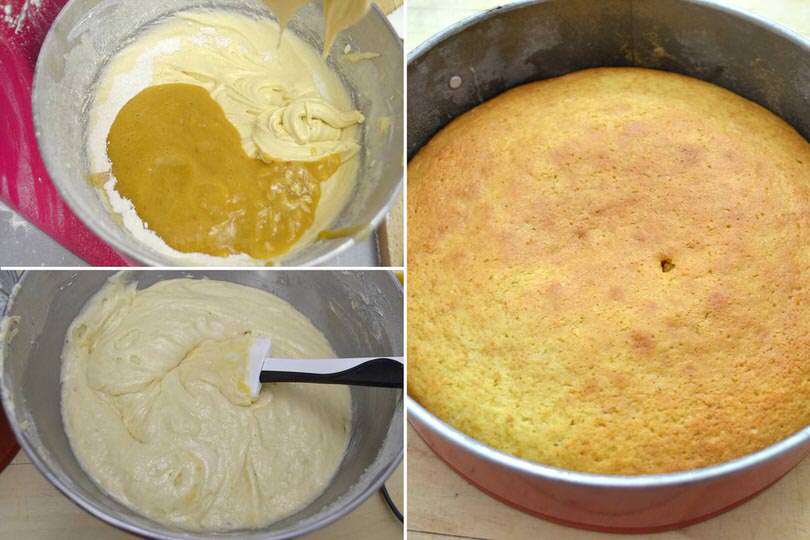 3 aggiungere pesche e cuocere